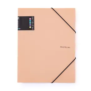 Stylen Sie mit Gummi A4 PP PASTELINI apricot